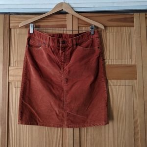 GAP Vintage Limited Edition Corduroy Skirt Size 8